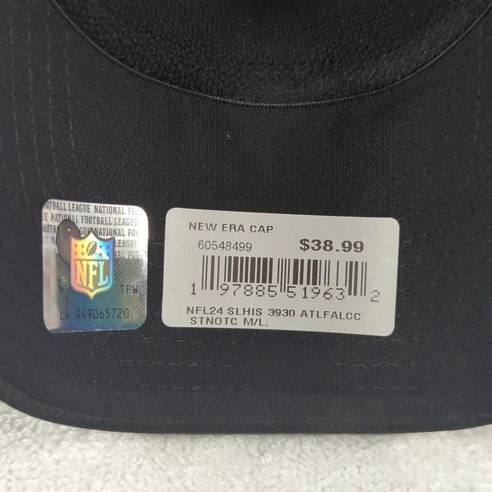Atlanta Falcons New Era 39THIRTY Sideline Hat Adult M/L Flex Fit Throwback Logo